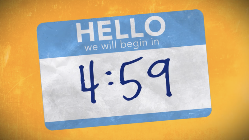 Hello Sticker Countdown
